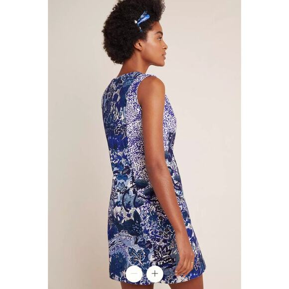 Maeve Anthropologie Savannah Shift Dress Size 8 Gorgeous Details - Picture 2 of 8